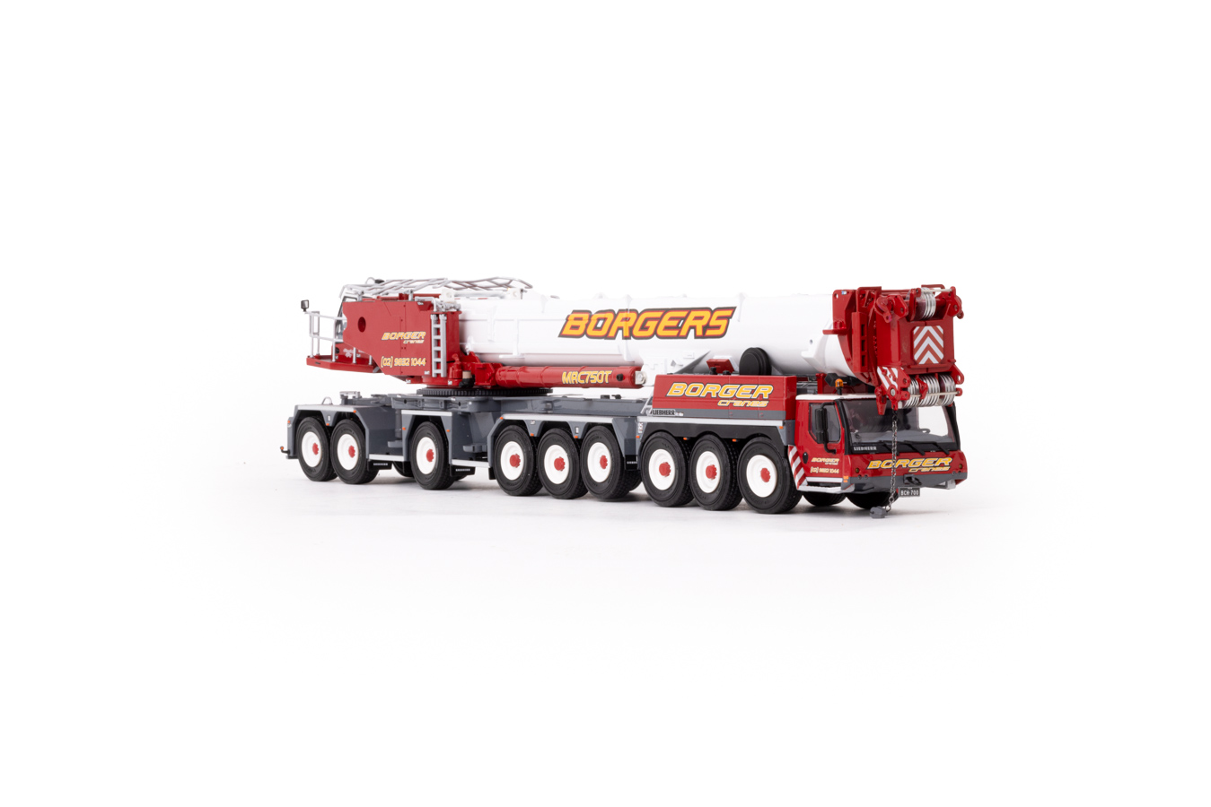 ミニカー Liebherr LTM 1750-1 The Drake Group | Borger Cranes Liebherr LTM 1750